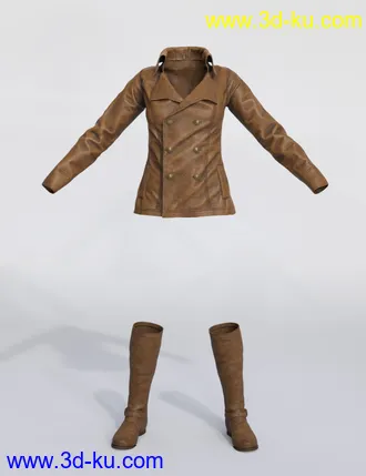 3D打印模型dForce Winter Trendy Outfit for Genesis 8 Female(s)的图片