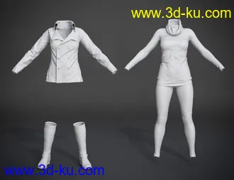 3D打印模型dForce Winter Trendy Outfit for Genesis 8 Female(s)的图片