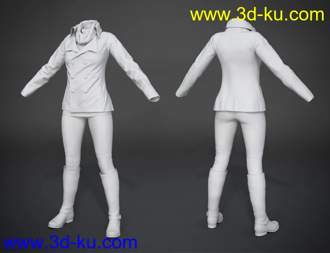 dForce Winter Trendy Outfit for Genesis 8 Female(s)模型的图片18