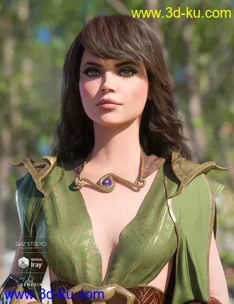 3D打印模型dForce Wood Warden for Genesis 8 Female(s)的图片