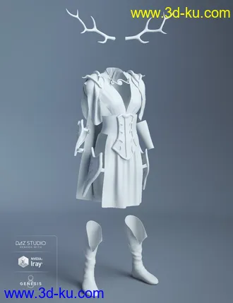 3D打印模型dForce Wood Warden for Genesis 8 Female(s)的图片