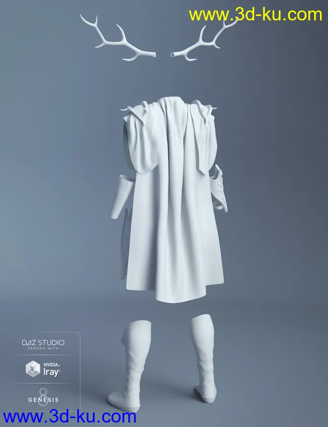 dForce Wood Warden for Genesis 8 Female(s)模型的图片8