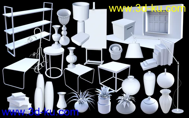 DGV_Modular Sofa & Props模型的图片12