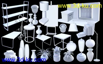 3D打印模型DGV_Modular Sofa & Props的图片