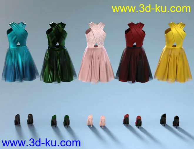 Dinner Date Outfit Textures模型的图片8