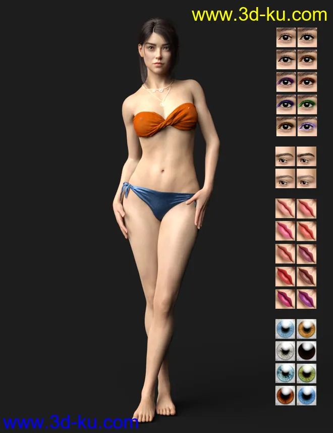 Dior HD for Genesis 8 Female模型的图片6