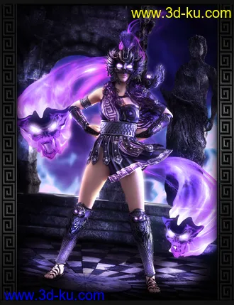 3D打印模型Divinity - Athena Outfit for Genesis 8 Female(s)的图片