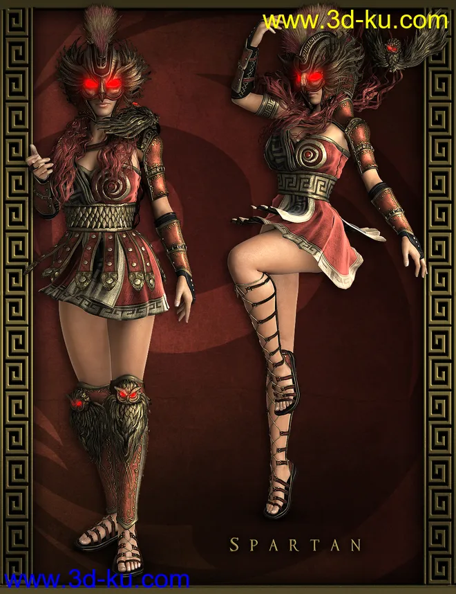 Divinity - Athena Outfit for Genesis 8 Female(s)模型的图片6