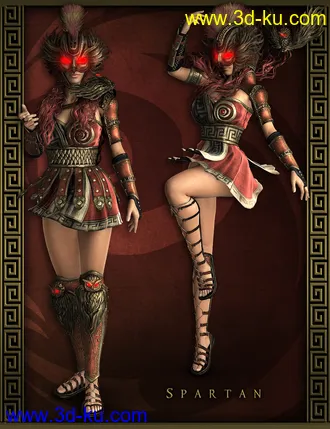 3D打印模型Divinity - Athena Outfit for Genesis 8 Female(s)的图片