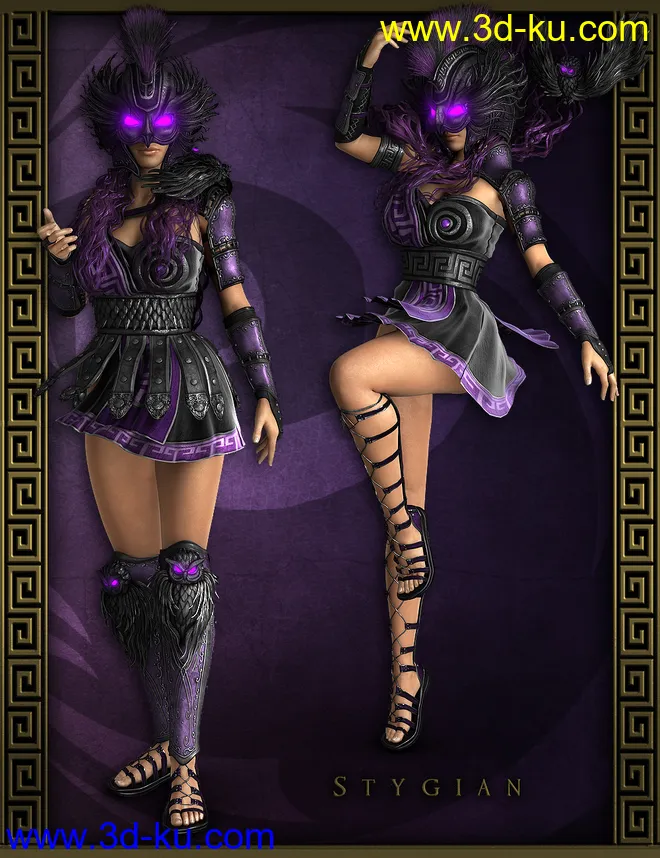 Divinity - Athena Outfit for Genesis 8 Female(s)模型的图片8