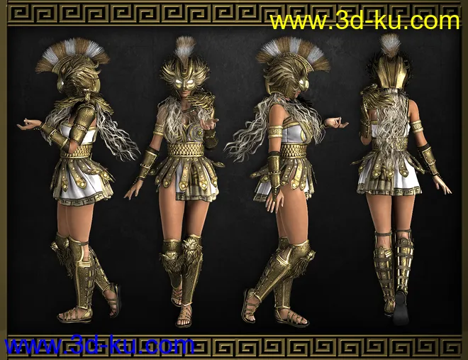 Divinity - Athena Outfit for Genesis 8 Female(s)模型的图片13