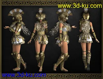 3D打印模型Divinity - Athena Outfit for Genesis 8 Female(s)的图片