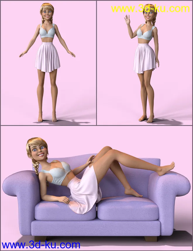 Doll Pose Kit for Bestie for The Girl 8模型的图片2