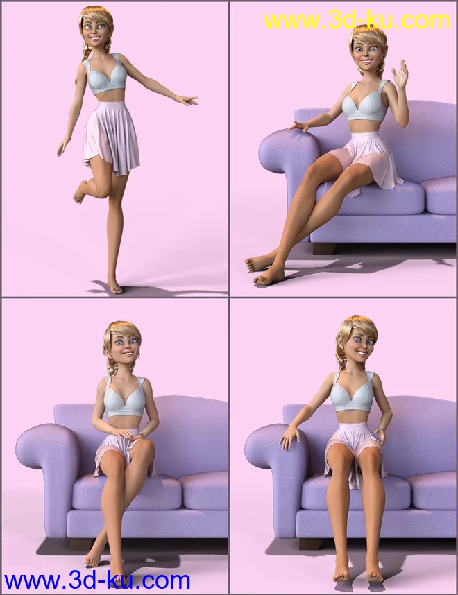 Doll Pose Kit for Bestie for The Girl 8模型的图片4