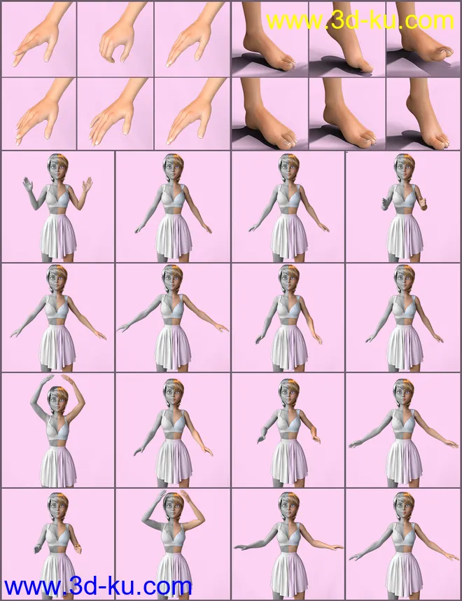 Doll Pose Kit for Bestie for The Girl 8模型的图片5
