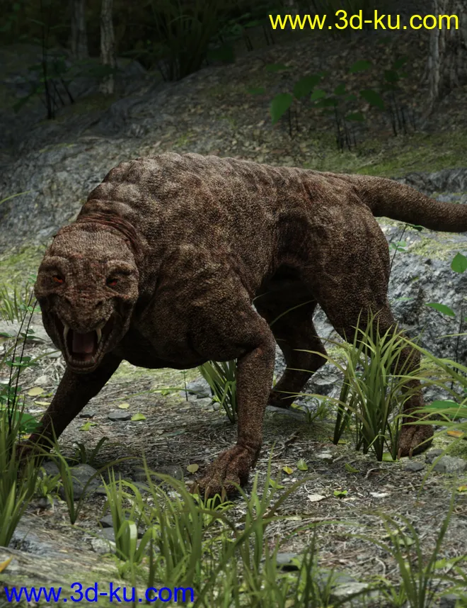 Dragon Dog for Daz Dog 8模型的图片2
