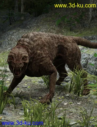 3D打印模型Dragon Dog for Daz Dog 8的图片