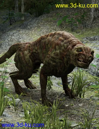 3D打印模型Dragon Dog for Daz Dog 8的图片