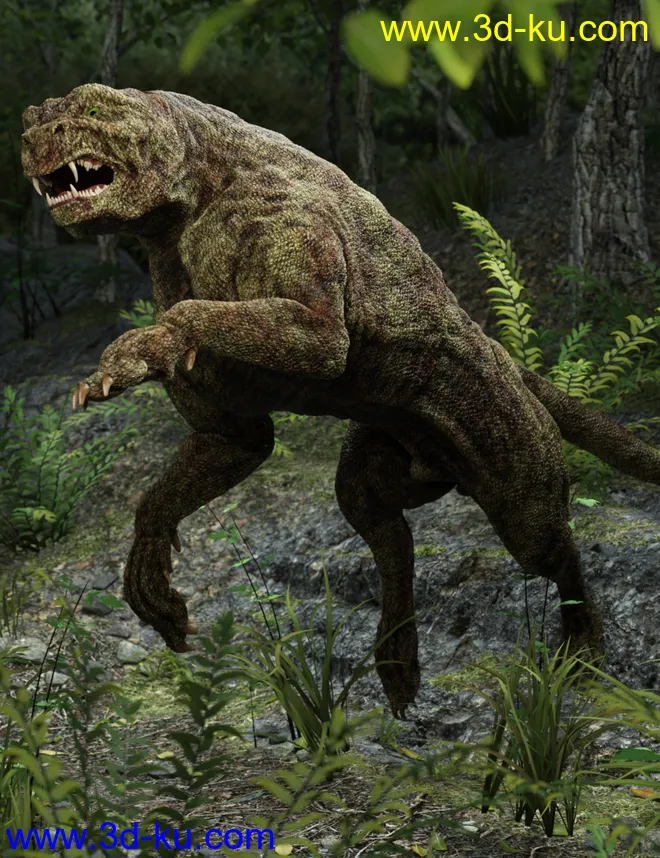 Dragon Dog for Daz Dog 8模型的图片4