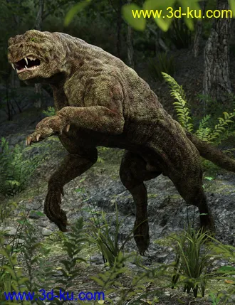 3D打印模型Dragon Dog for Daz Dog 8的图片
