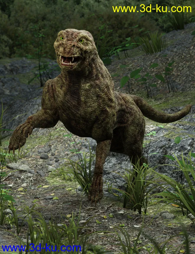 Dragon Dog for Daz Dog 8模型的图片6