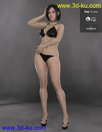3D打印模型DT- Farah for Genesis 8 Female的图片