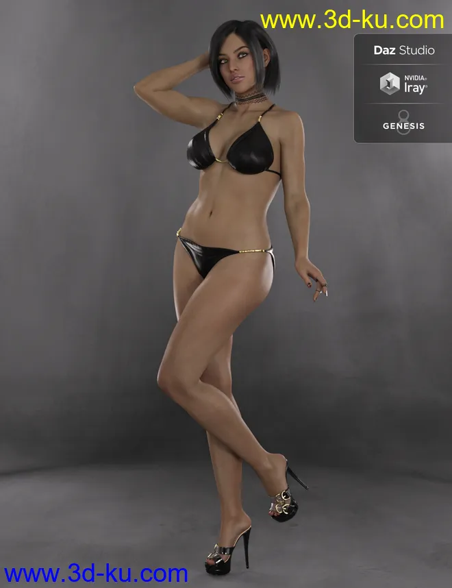 DT- Farah for Genesis 8 Female模型的图片9