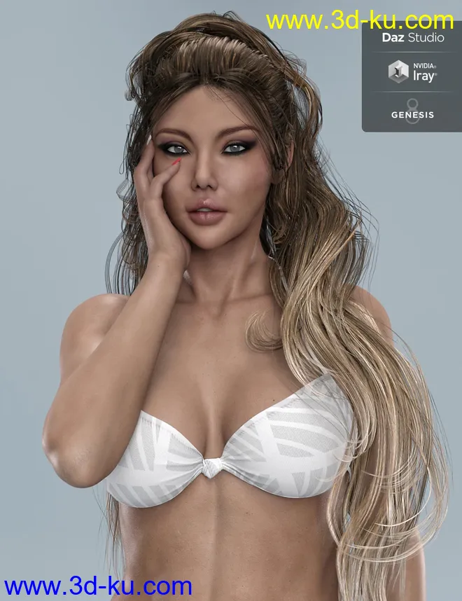 DT- Lisa for Genesis 8 Female模型的图片1