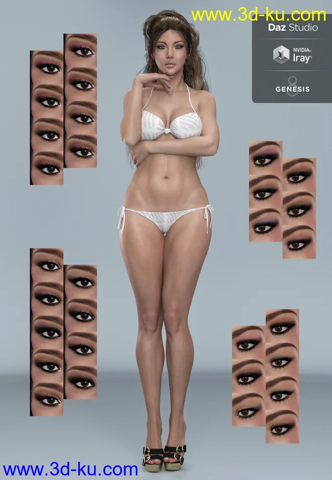 DT- Lisa for Genesis 8 Female模型的图片10