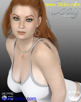 3D打印模型DTG Studios' Cody for G3F的图片