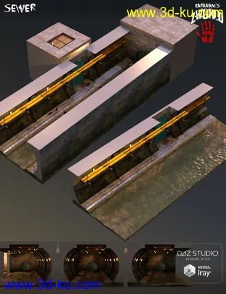 3D打印模型EArkham's ZWorld Sewer的图片