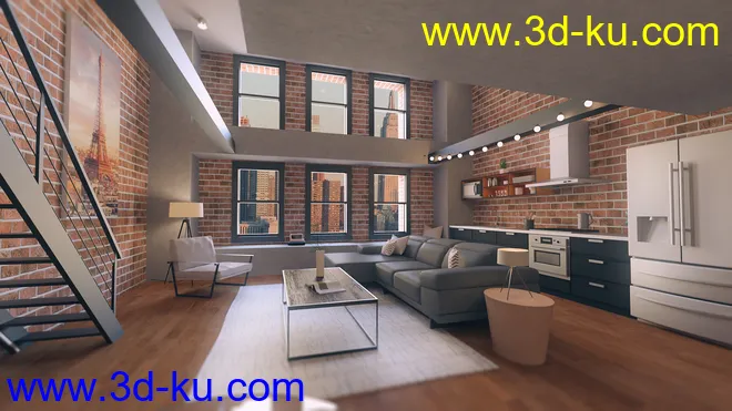 East Apartment模型的图片6