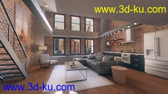 3D打印模型East Apartment的图片