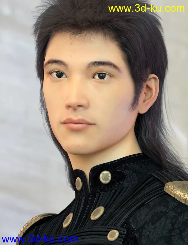 East Asian Men for Genesis 8 Male模型的图片3