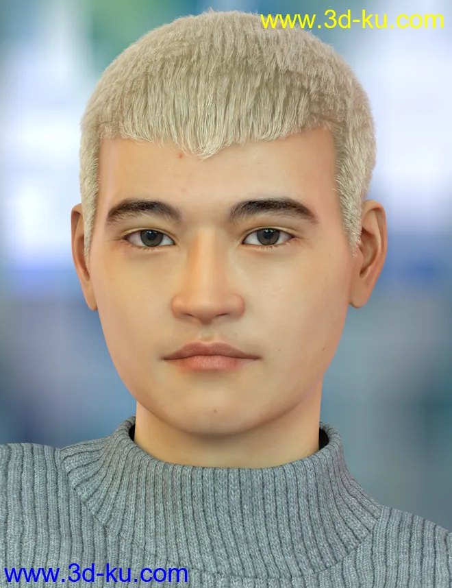 East Asian Men for Genesis 8 Male模型的图片4
