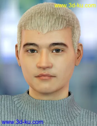 3D打印模型East Asian Men for Genesis 8 Male的图片