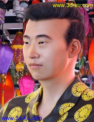 3D打印模型East Asian Men for Genesis 8 Male的图片