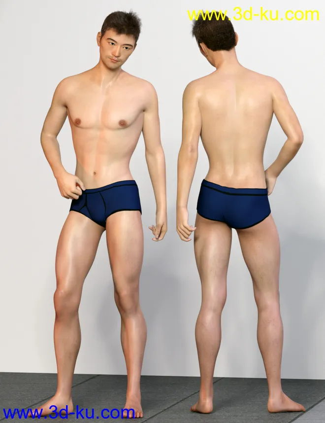East Asian Men for Genesis 8 Male模型的图片6