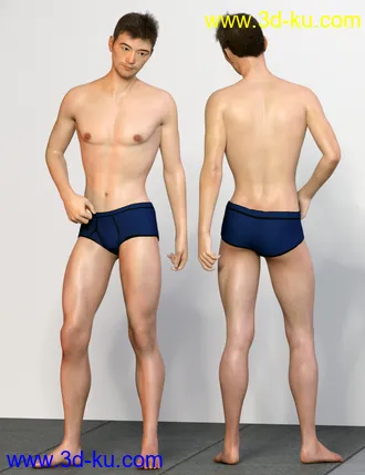 3D打印模型East Asian Men for Genesis 8 Male的图片