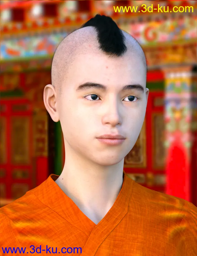 East Asian Men for Genesis 8 Male模型的图片7