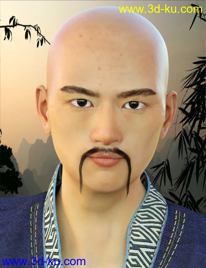 East Asian Men for Genesis 8 Male模型的图片8