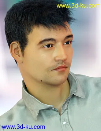 3D打印模型East Asian Men for Genesis 8 Male的图片