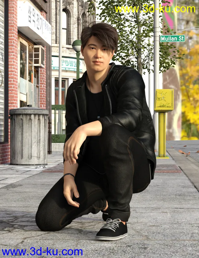 East Asian Men for Genesis 8 Male模型的图片16