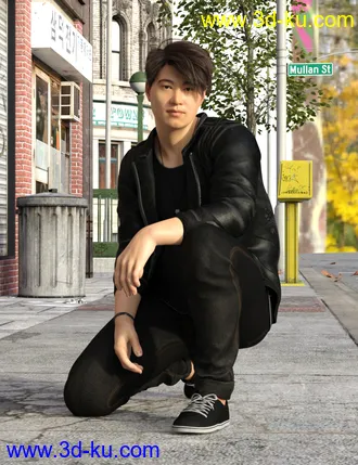 3D打印模型East Asian Men for Genesis 8 Male的图片