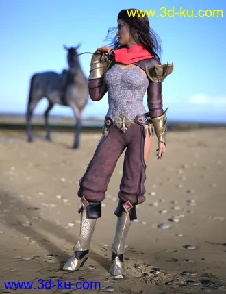 3D打印模型Eastern Warrior for Genesis 8 Female(s)的图片