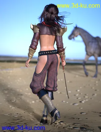 3D打印模型Eastern Warrior for Genesis 8 Female(s)的图片