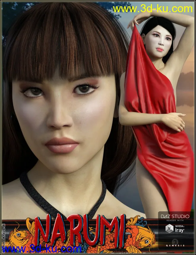 EJ Narumi for Genesis 3 Female(s)模型的图片1