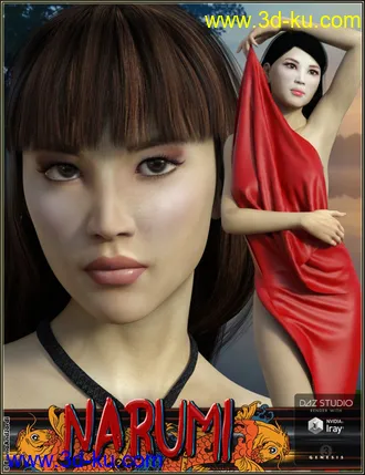 3D打印模型EJ Narumi for Genesis 3 Female(s)的图片