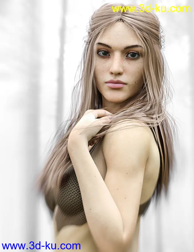 Eleanor HD For Genesis 8 Female模型的图片7