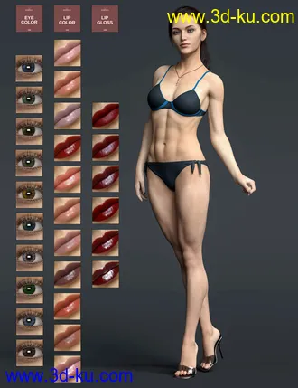 3D打印模型Eleanor HD For Genesis 8 Female的图片